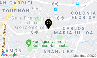 Mapa de Dream Travels en San José
