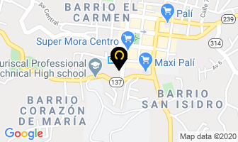 Mapa de Duarte Jimenez Vilma en Puriscal