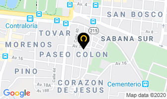 Mapa de Duarte Pro en San José