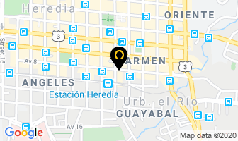Mapa de ElectrÓnica Jerusalen en Heredia