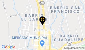 Mapa de Electronica Saborio en San Carlos