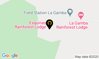 Mapa de Esquinas Rainforest Lodge en Golfito