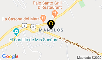 Mapa de EstaÑones Plasticos Mejias en Alajuela