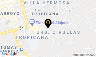 Mapa de Estetica Minerva en Alajuela