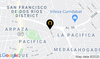 Mapa de Farmacia D`maria en San José