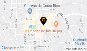 Mapa de Farmacia Oscar en Escazú