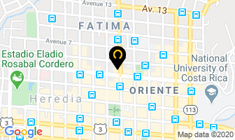 Mapa de Farmacia Santa Lucía en Heredia
