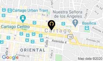 Mapa de Farmatodo en Cartago