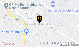Mapa de Fernandez & Vargas en Desamparados