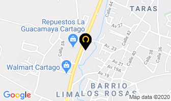 Mapa de Ferreteria Industrial La Florida S.a en Cartago