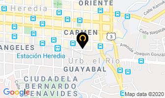 Mapa de Ferreteria La Cumbre en Heredia Central
