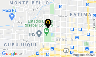 Mapa de Fisioterapia Heredia en Heredia