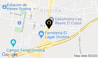 Mapa de Force Gym en Orotina