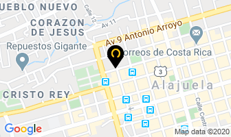 Mapa de Funeraria Del Magisterio en Alajuela