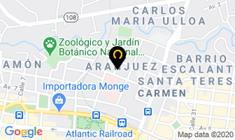 Mapa de Funeraria Monte Santo en San José