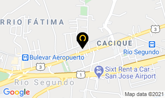 Mapa de Gala De Centroamerica en San José
