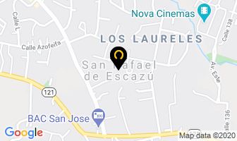 Mapa de Gamboa & Asociados en Escazú