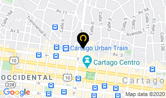 Mapa de Game Center en Cartago