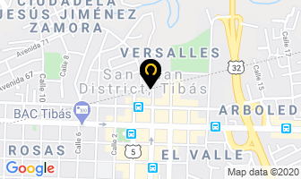Mapa de Gastro ClÍnica en Tibas