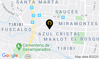 Mapa de George Angulo Fitness en San José