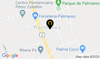 Mapa de Granitos Del Sur en Pérez Zeledón