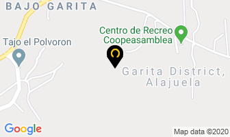Mapa de Gruas Plataforma Bronco en Alajuela