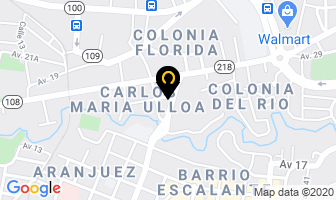 Mapa de GrÚas Salazar en San José