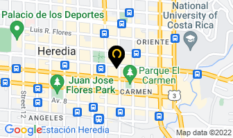 Mapa de G&S Terapias en Heredia