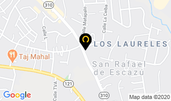 Mapa de Guier & Carballo S.a. en Escazú