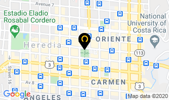 Mapa de Hidalgo HernÁndez Edwin en Heredia Central