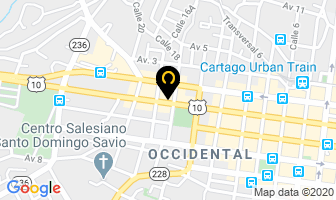 Mapa de Hidro Plant en Cartago