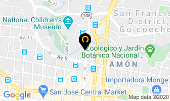 Mapa de Hotel Caribbean en San José