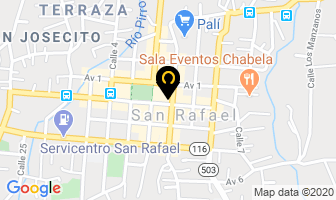 Mapa de Hotel Chalet Tirol en Heredia