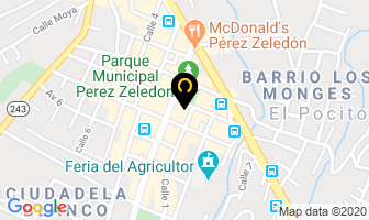 Mapa de Hotel Chirripo en Pérez Zeledón