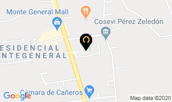 Mapa de Hotel Del Sur en Pérez Zeledón