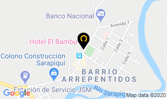 Mapa de Hotel El Bambu en Sarapiqui