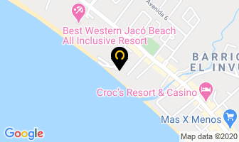 Mapa de Hotel Jaco Beach en Garabito