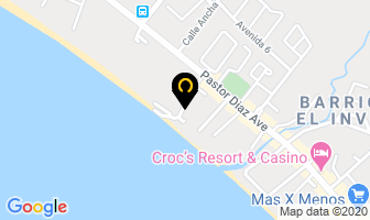Mapa de Hotel Jaco Fiesta en Jacó