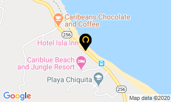 Mapa de Hotel La Isla Inn en Limón