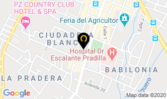 Mapa de Hotel Los Crestones en Pérez Zeledón