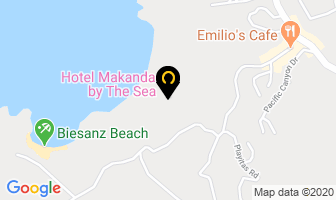 Mapa de Hotel Makanda By The Sea en Quepos