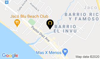 Mapa de Hotel Mar De Luz en Jacó