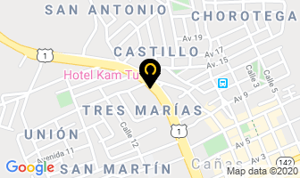 Mapa de Hotel Nuevo CaÑas en Cañas