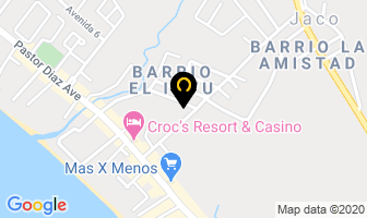 Mapa de Hotel Paraiso Del Sol en Jacó