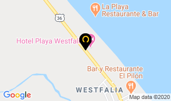 Mapa de Hotel Playa Westfalia en Limón