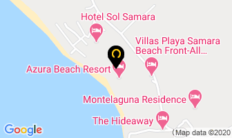 Mapa de Hotel Villas Playa SÁmara en Liberia