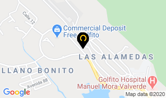 Mapa de Hotel Y Restaurante Corcovado en Golfito