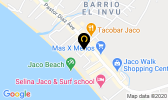 Mapa de Hotel Zabamar en Jacó
