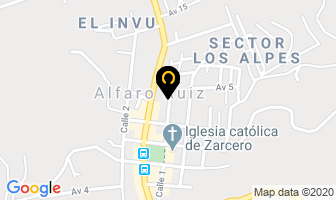 Mapa de Hotel Zarcero en Zarcero
