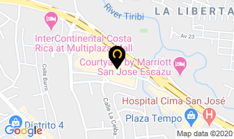 Mapa de Hugo Boss en San José